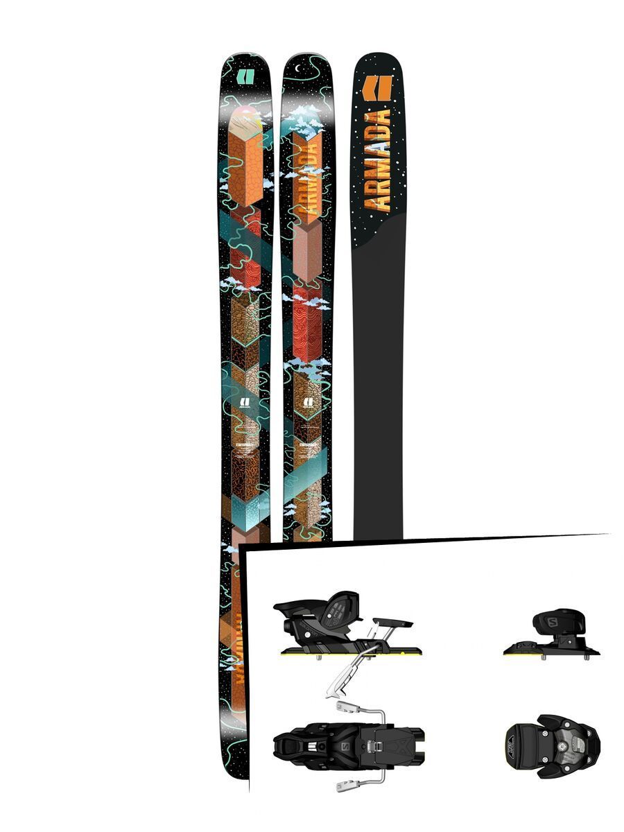 Set: Armada VJJ 2.0 2017 + Salomon Warden MNC 13 (1540105) - Bild 1