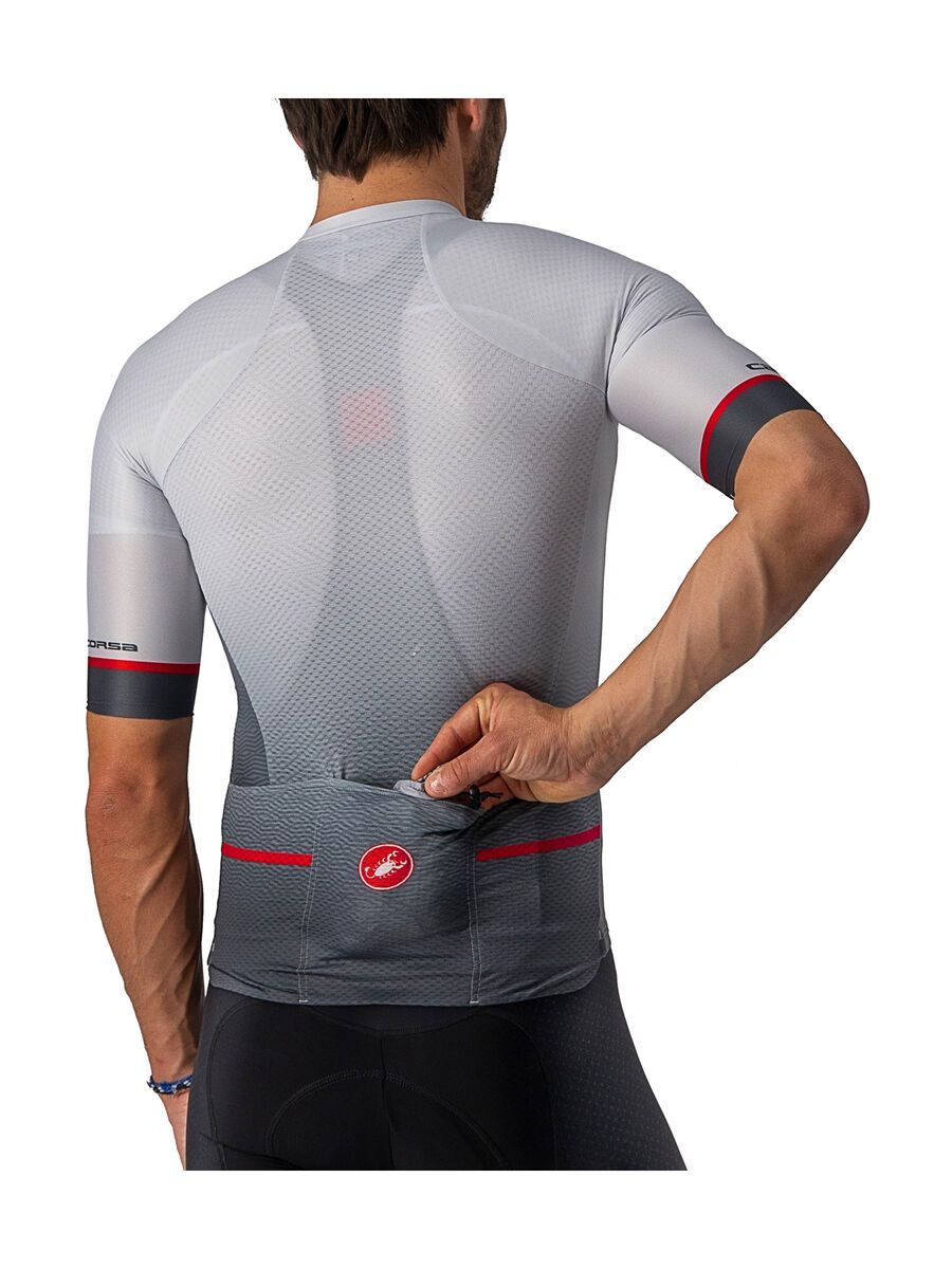 Castelli Aria Shell Jacket, silver gray - Bild 8