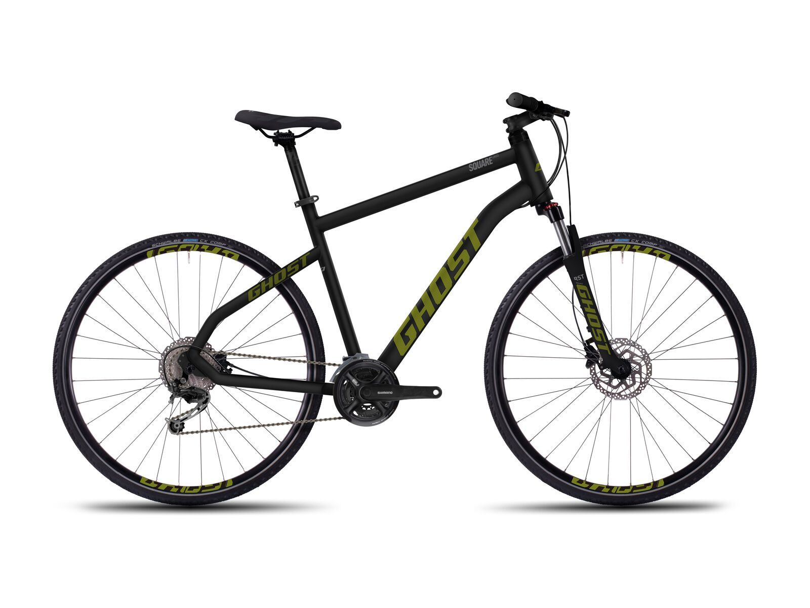 Ghost Square Cross 4, black/limegreen - Bild 1