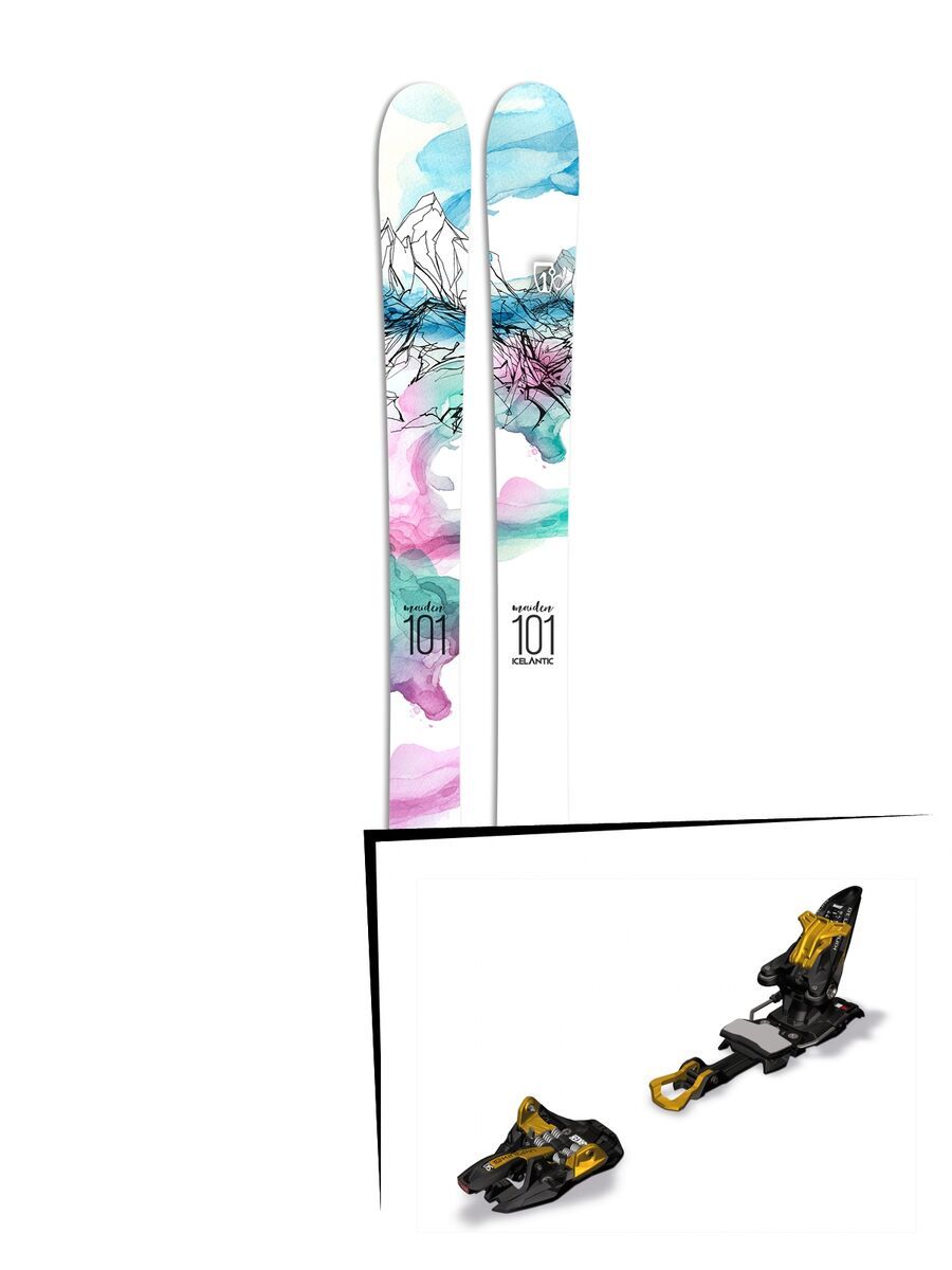 Set: Icelantic Maiden 101 2017 + Marker Kingpin 10 (1289301) - Bild 1