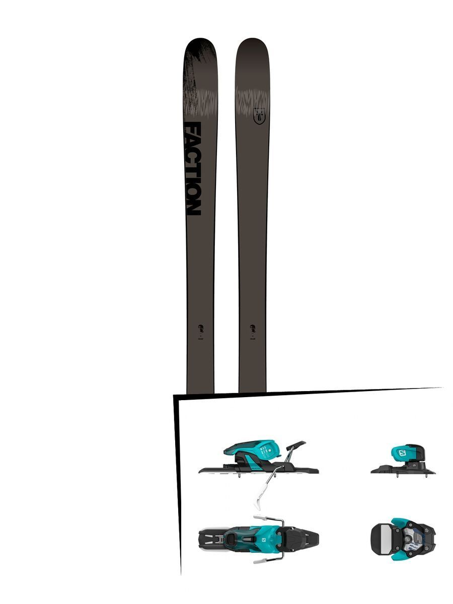 Set: Faction Dictator 2.0 2019 + Salomon Warden 11 turquoise/black - Bild 1