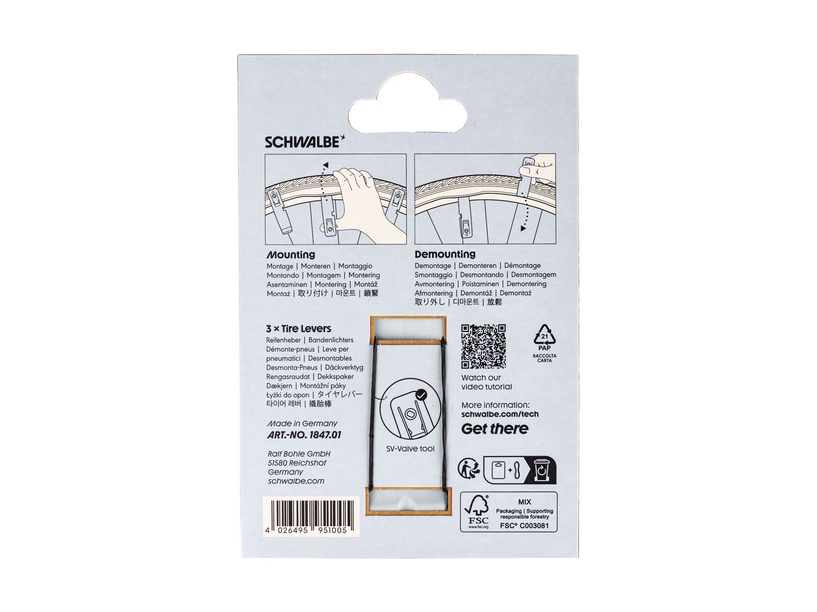 Schwalbe Reifenheber Set (3 Stk.) - Bild 2