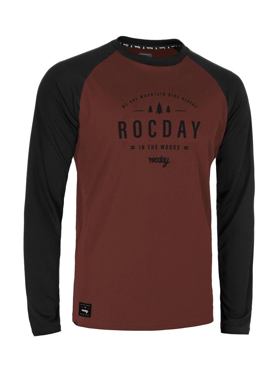 Rocday Patrol Long Sleeve Jersey, black/red - Bild 1