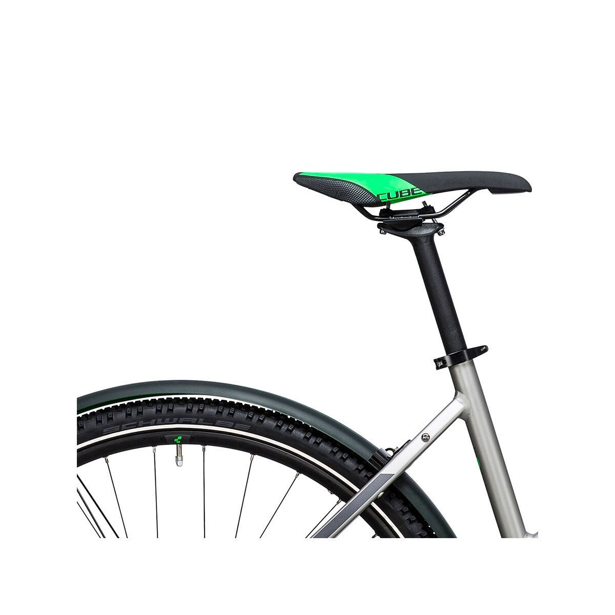 Cube Cross Hybrid Race Allroad 500 Trapeze, silver´n´green - Bild 5