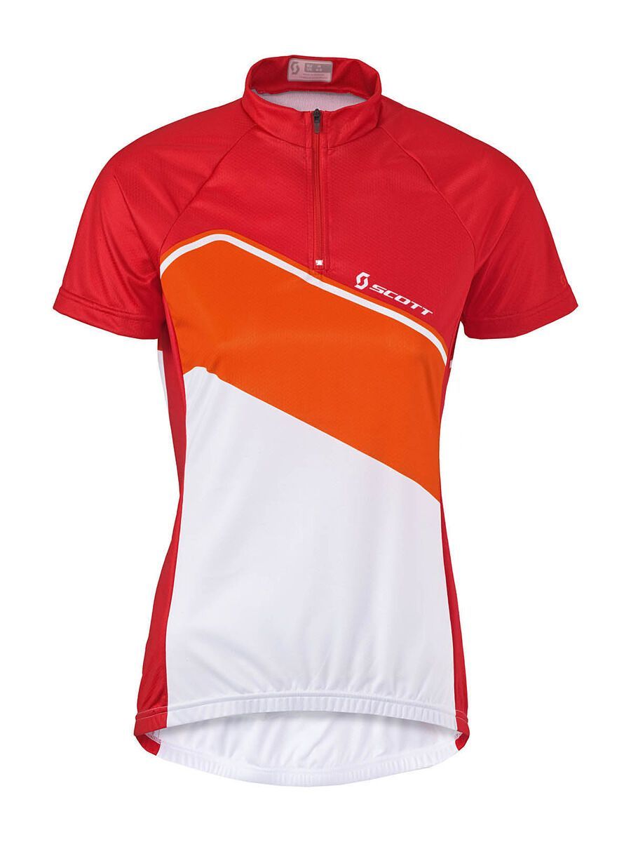 Scott Womens Classic 10 s/sl Shirt, red/orange - Bild 1