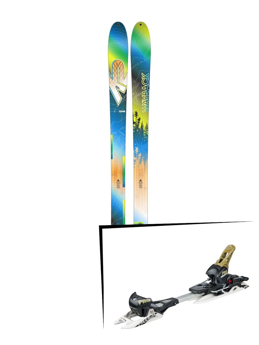 Set: K2 SKI Wayback 82 ECOre 2017 + Fritschi Diamir Freeride Pro (1861912) - Bild 1