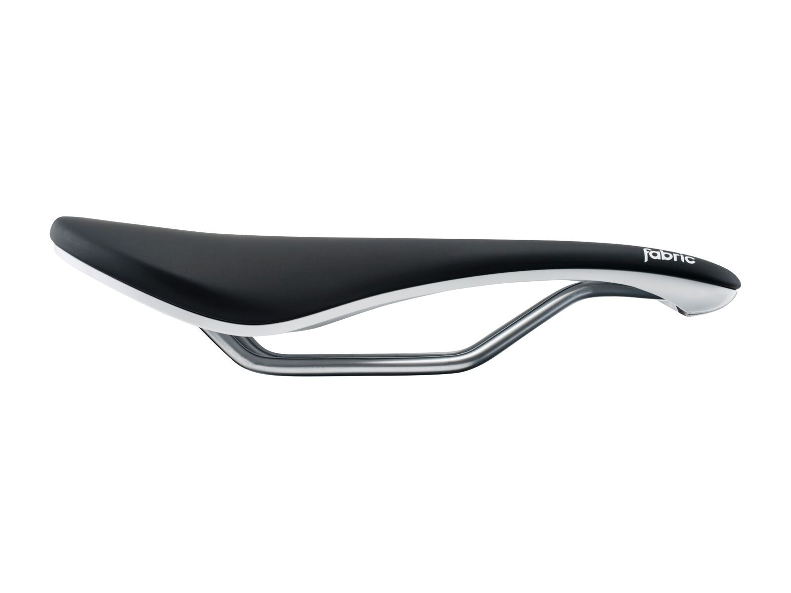 Fabric Line Elite Shallow Saddle - 134 mm, black/white - Bild 1