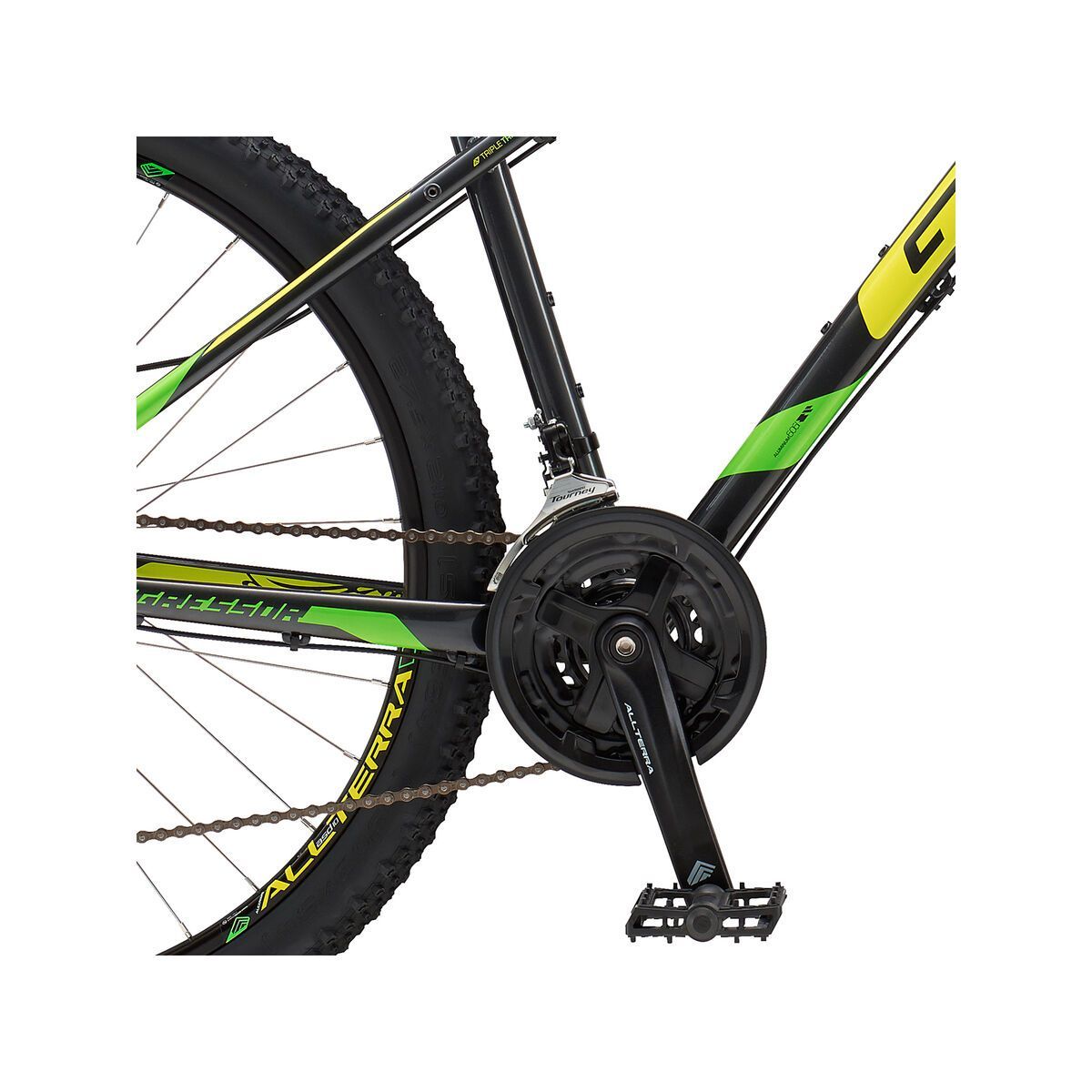 GT Aggressor Sport, gloss gun metal w/ neon green & neon yellow - Bild 4