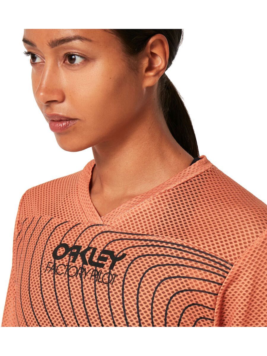 Oakley Wmns Factory Pilot RC LS Jersey, soft orange - Bild 8