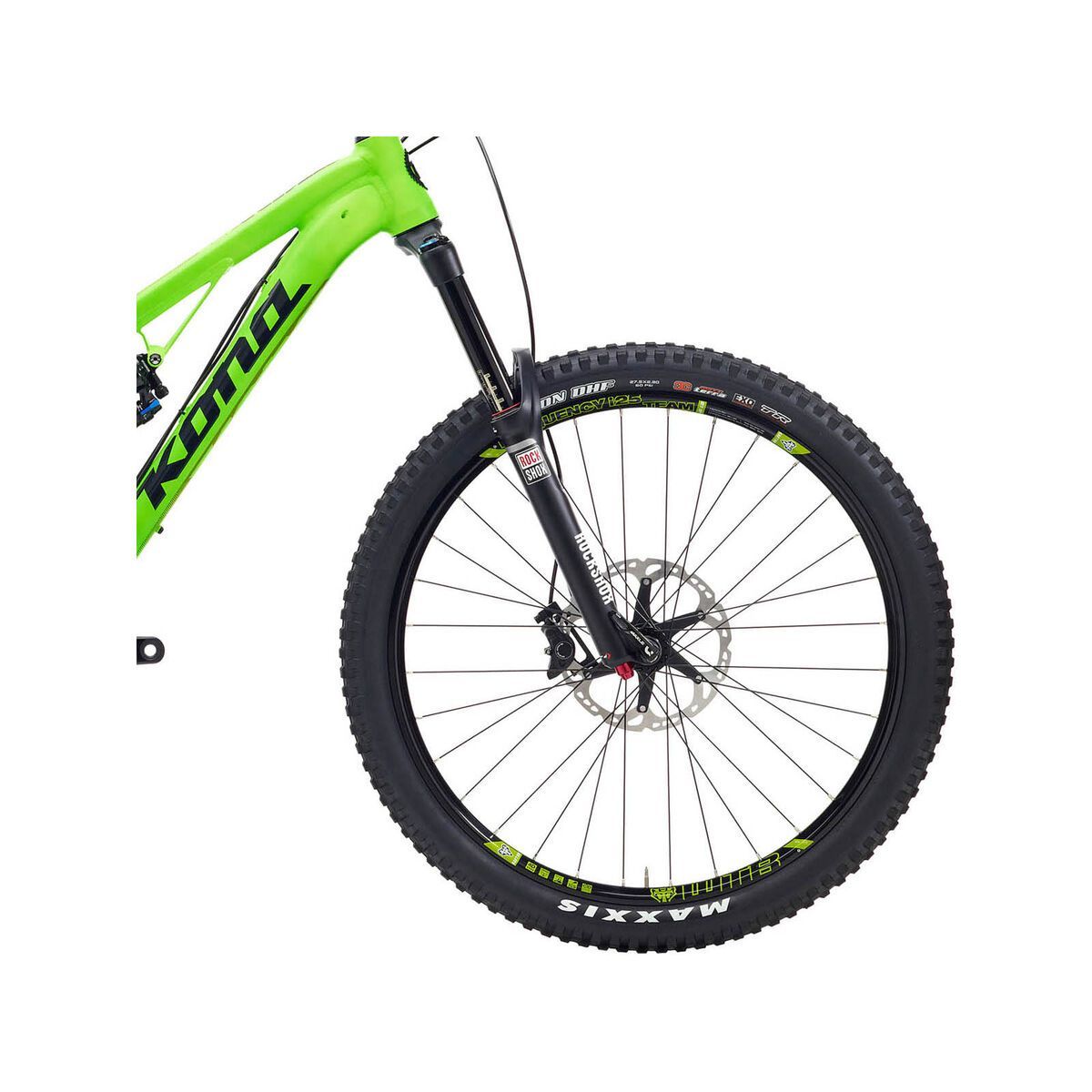 Kona Process 153 DL, Matt Flo Green & Black w/Gloss Black & Green - Bild 2