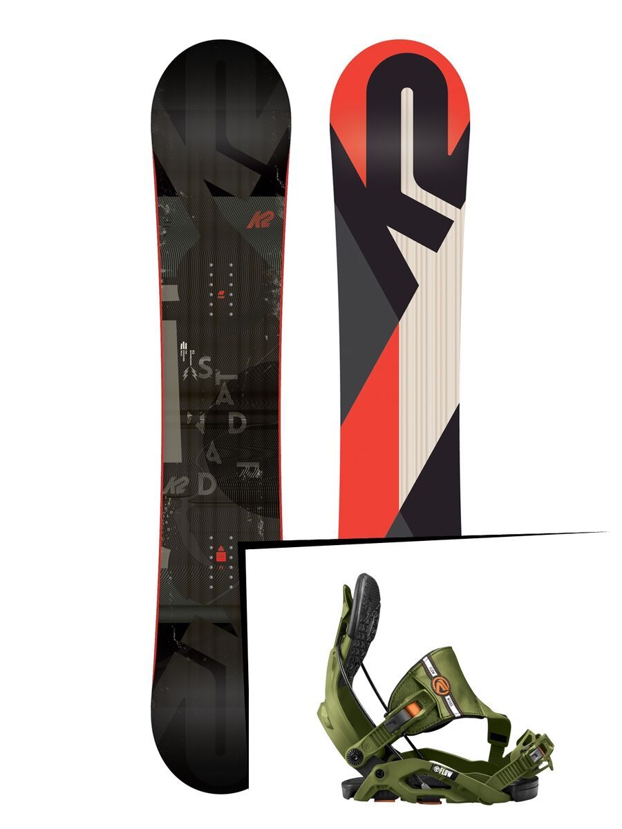 Set: K2 Standard Wide 2018 + Flow Nexus Hybrid green - Bild 1