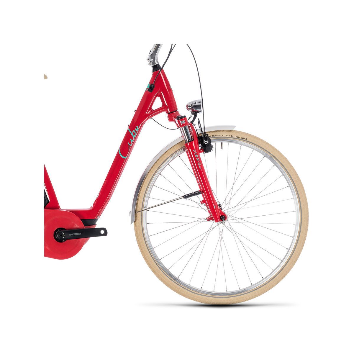 Cube Elly Cruise Hybrid 400, red´n´mint - Bild 3