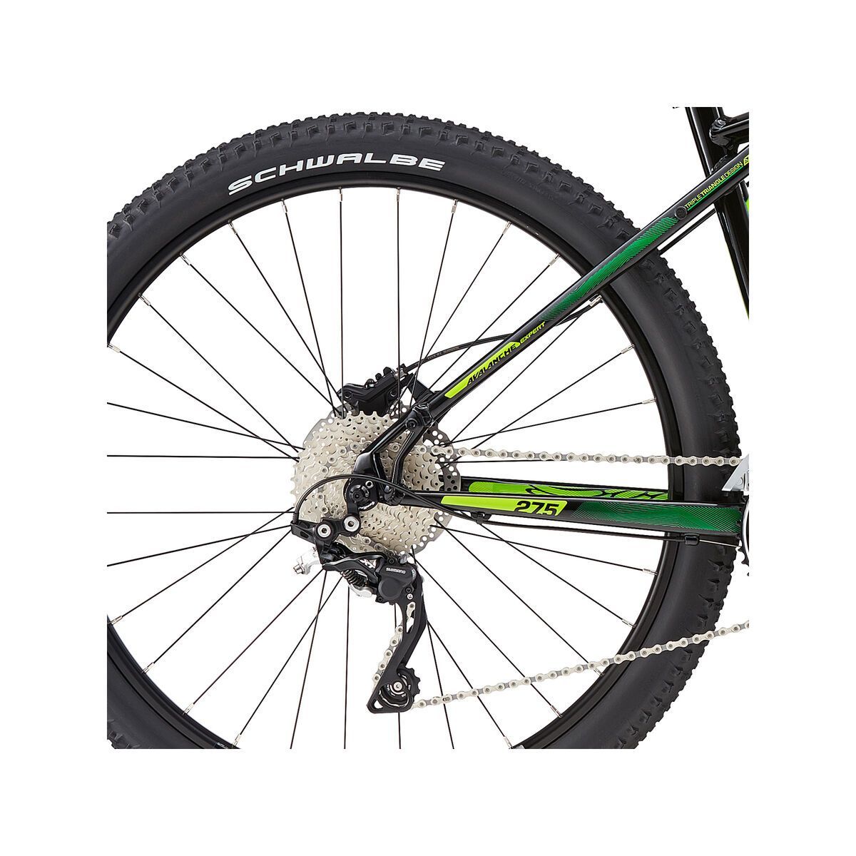 GT Avalanche Expert 27.5, black/slime lime - Bild 5