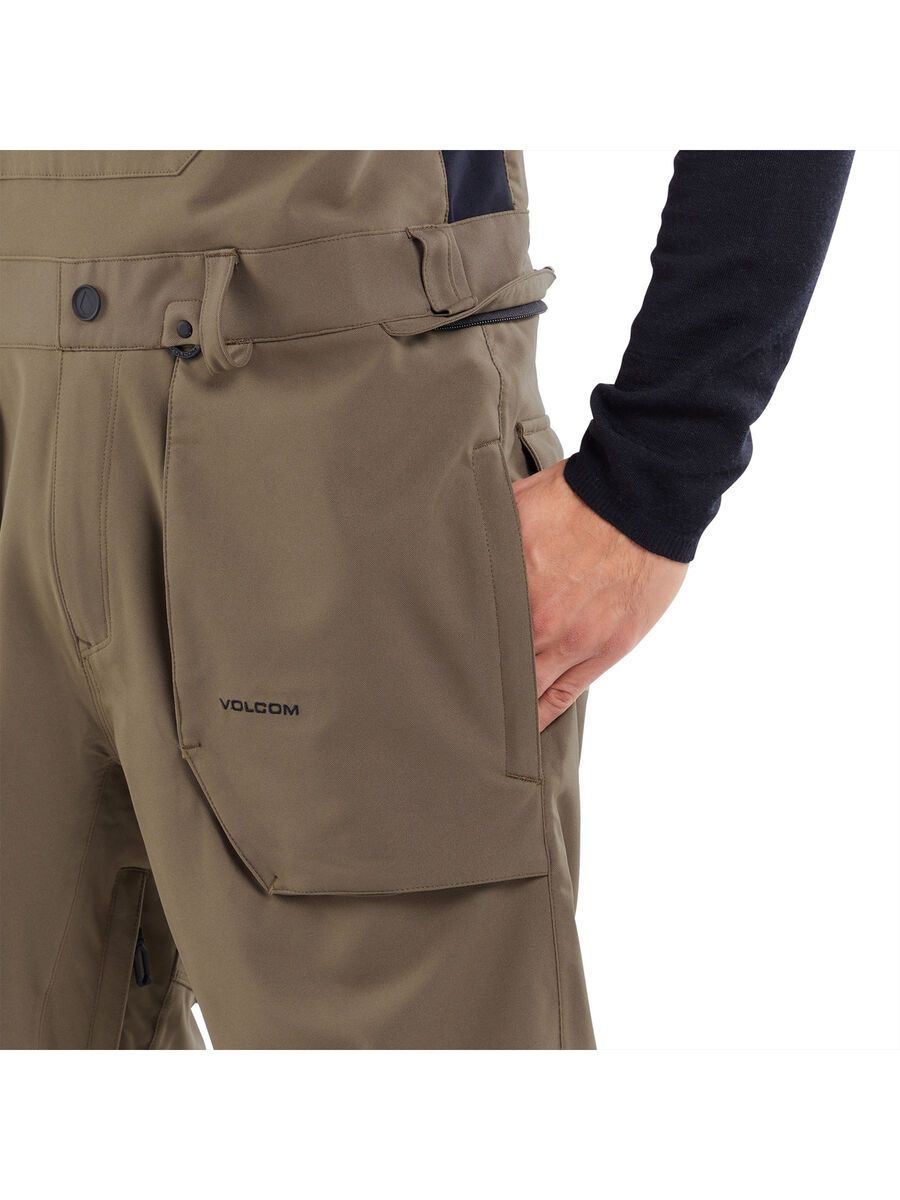 Volcom Roan Bib Overall, teak - Bild 6