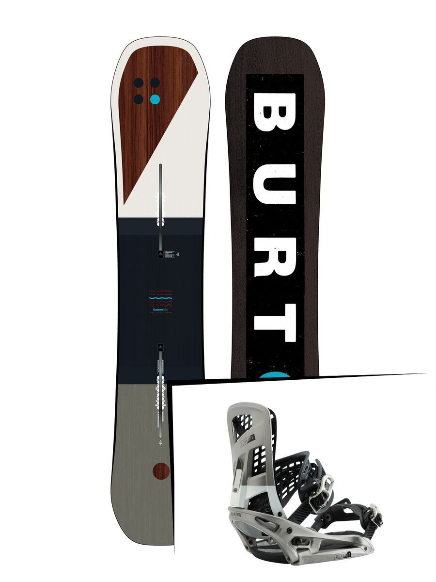 Set: Burton Custom Flying V 2019 +  Genesis EST (2218336S) - Bild 1