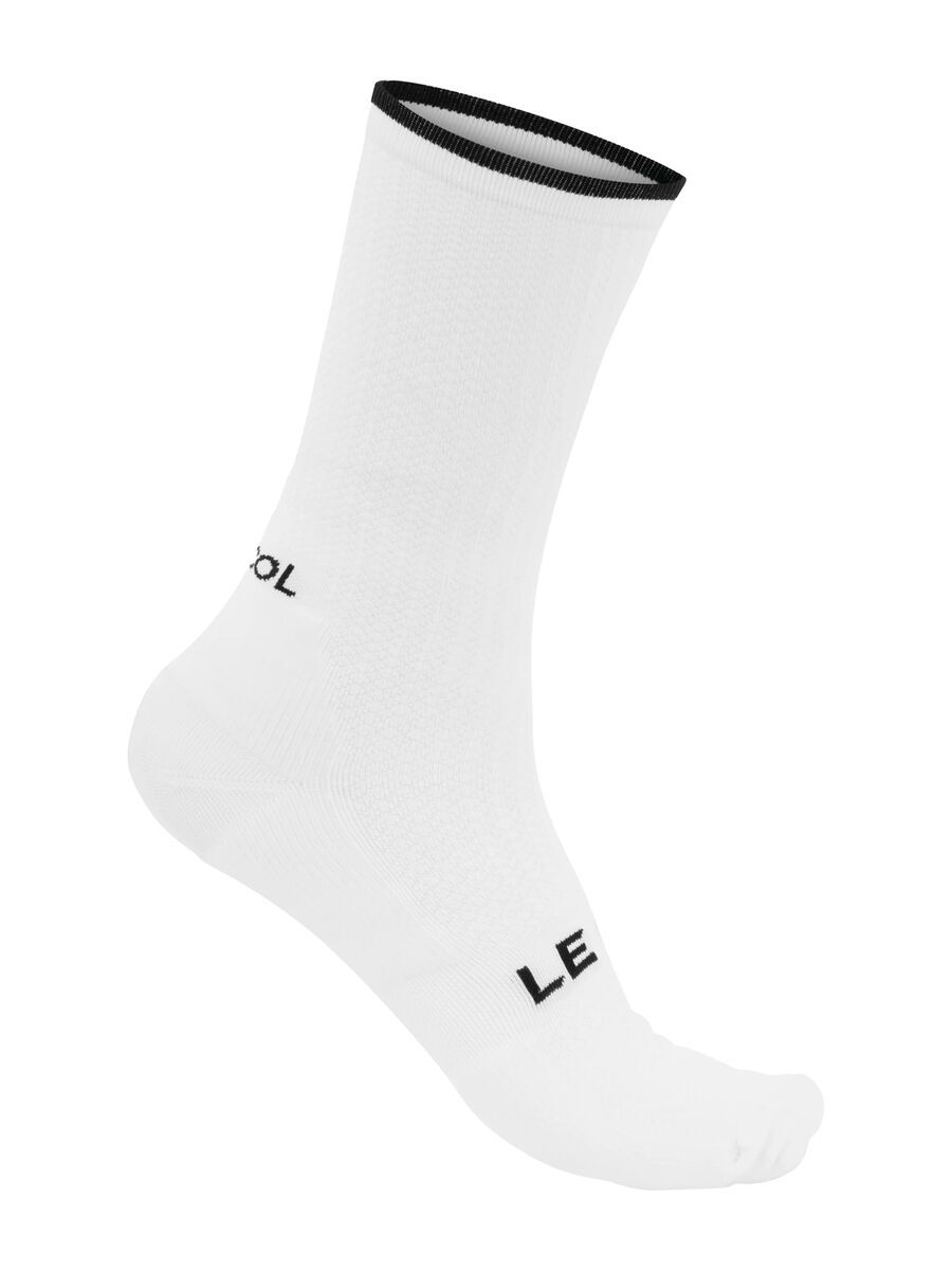 Le Col Long Cycling Socks, white/black - Bild 1