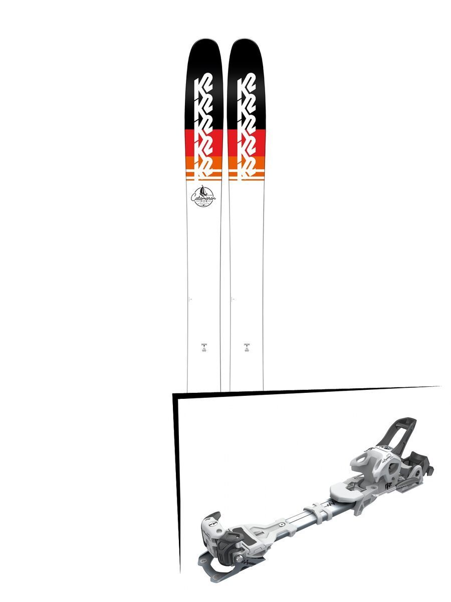 Set: K2 SKI Catamaran 2018 + Tyrolia Ambition 12 AT solid white black - Bild 1