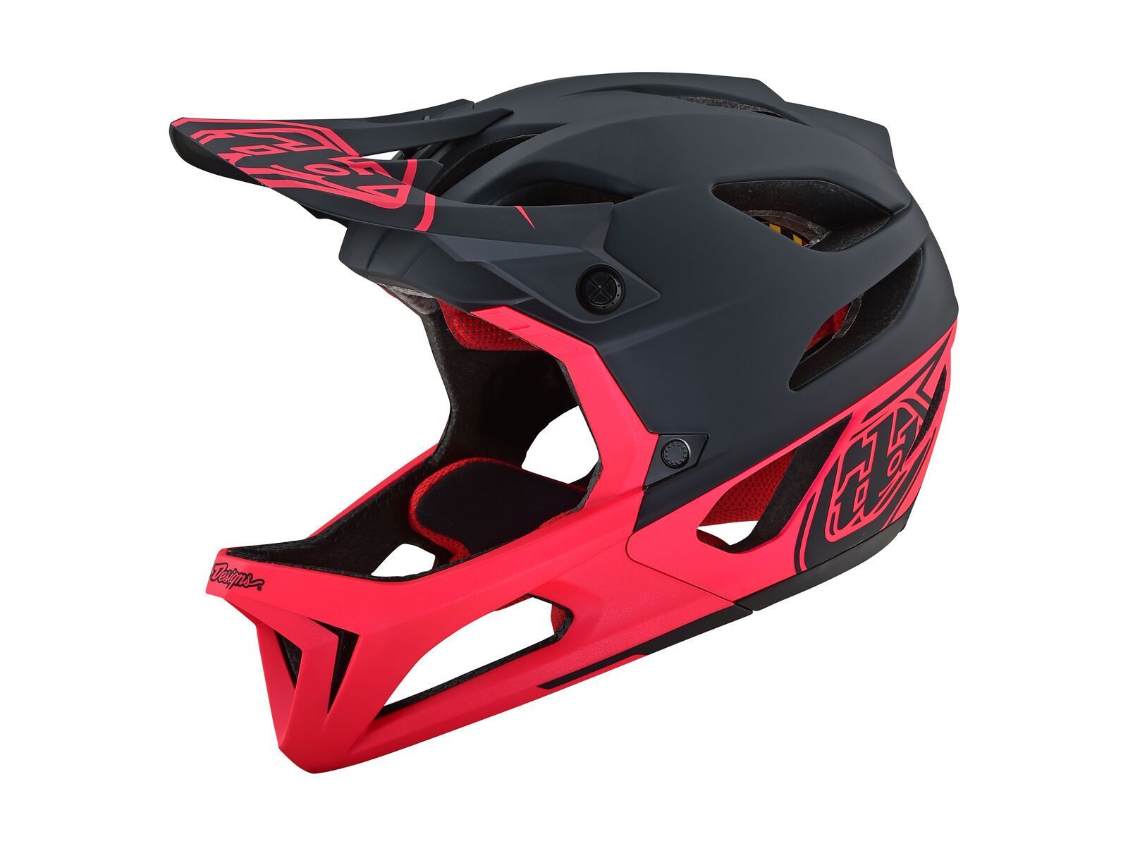 TroyLee Designs Stage Stealth Helmet MIPS, black/pink - Bild 1