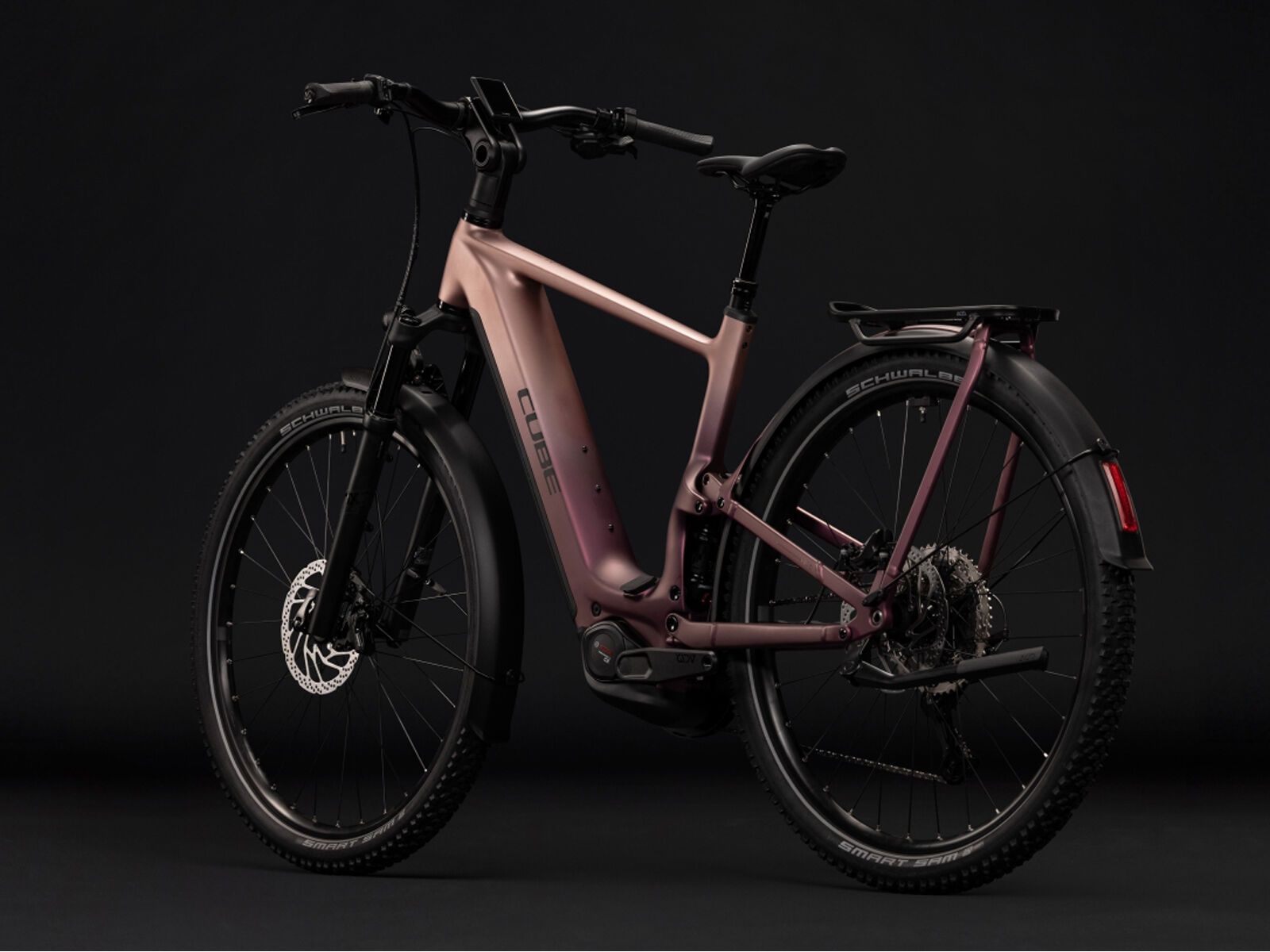 Cube Nuride Hybrid One11 SLX 800, mauve´n´black - Bild 5