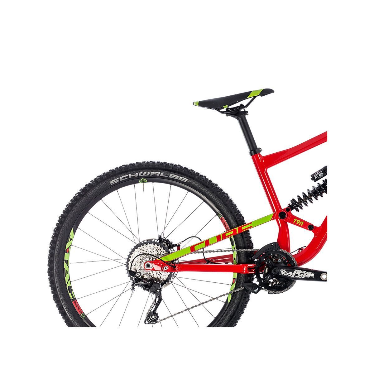 Cube Hanzz 190 Race 27.5, red´n´lime - Bild 6