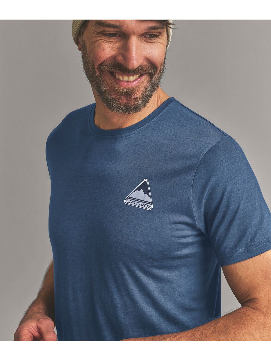 Ortovox 140 Merino Cool Triangle TS M, blue nunatak - Bild 5