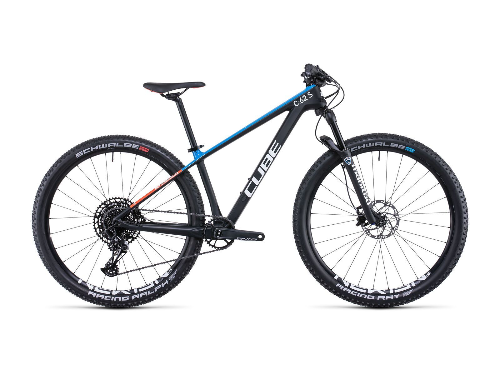 Cube Elite C:62 SL Rookie 29, carbon´n´blue´n´red - Bild 1