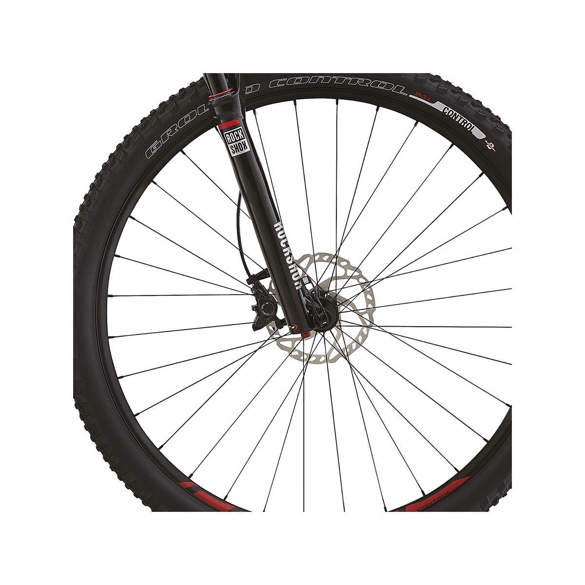 Specialized Rumor Elite, Satin Black/Dark Silver/Flo Red - Bild 2