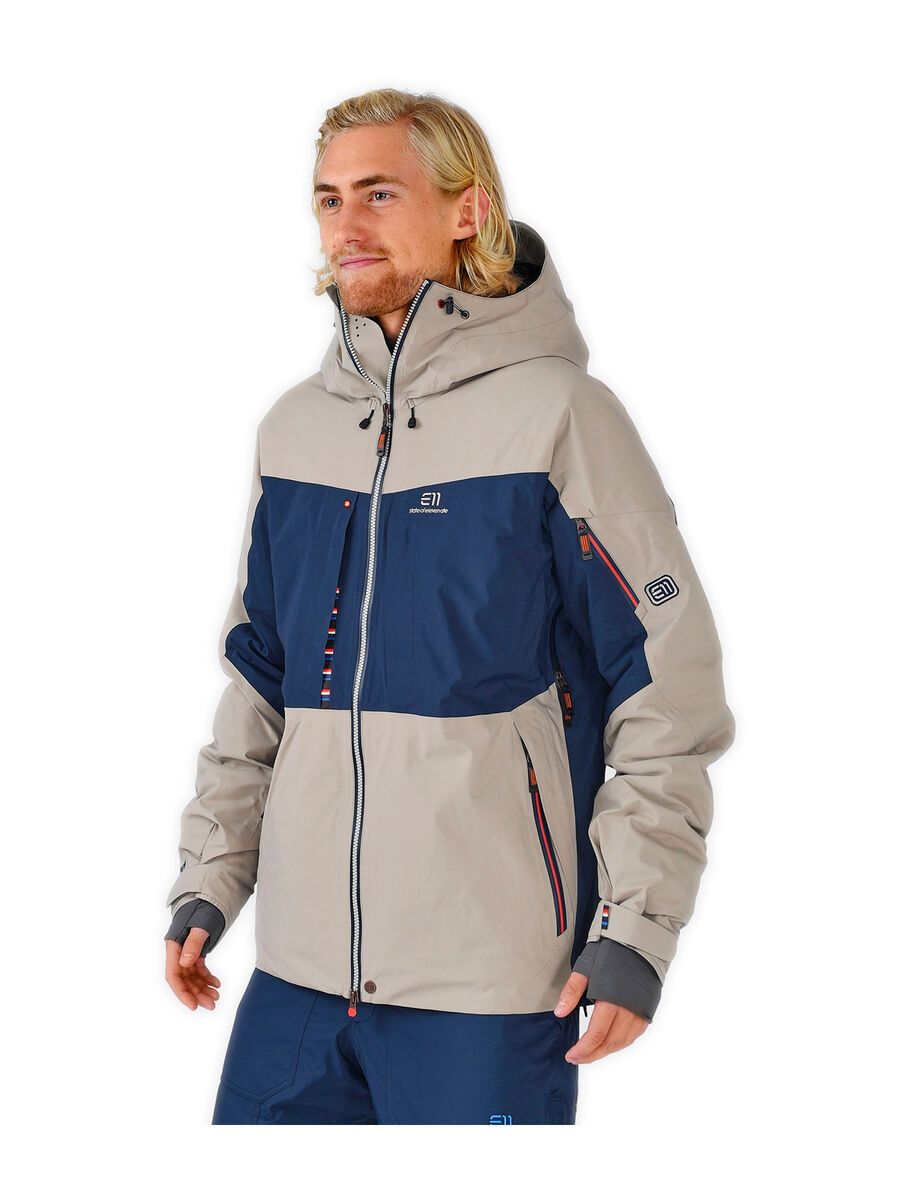 Elevenate Men's Creblet Jacket, vintage khaki - Bild 3