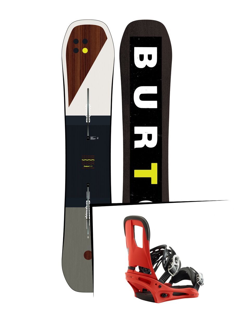 Set: Burton Custom Flying V 2019 +  Cartel (2218381S) - Bild 1