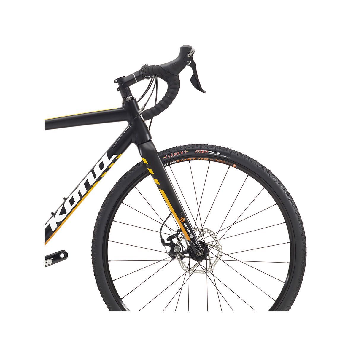 Kona Jake the Snake, matt black w/ white & yellow-orange fade decals - Bild 5