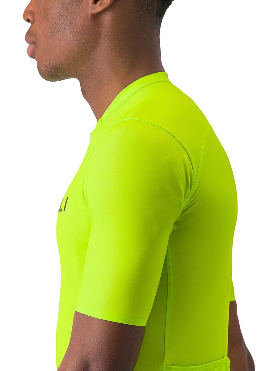 Castelli Elements Jersey, electric lime/deep green - Bild 6