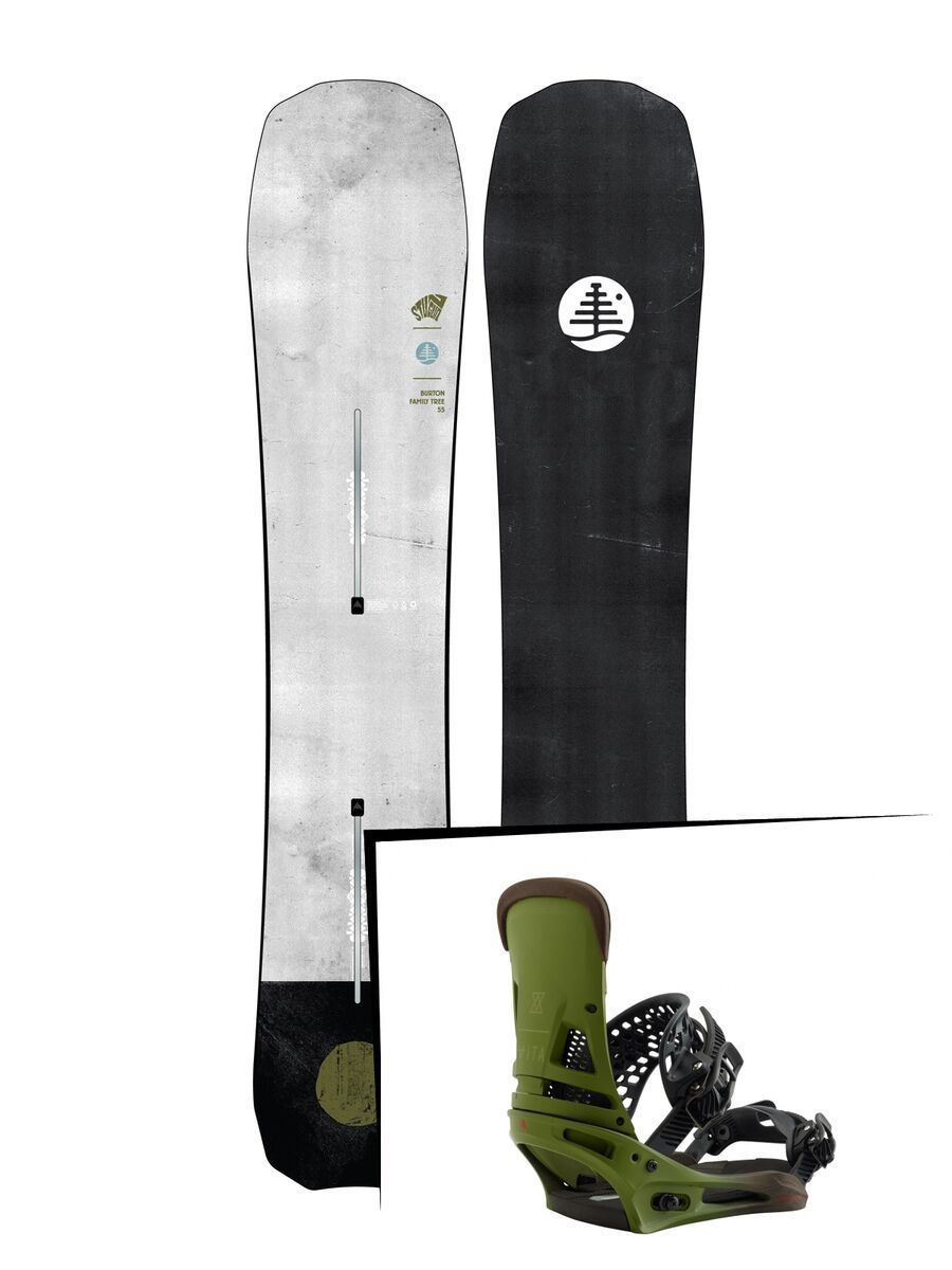 Set: Burton Family Tree Stun Gun 2019 + Burton Malavita camp on green - Bild 1
