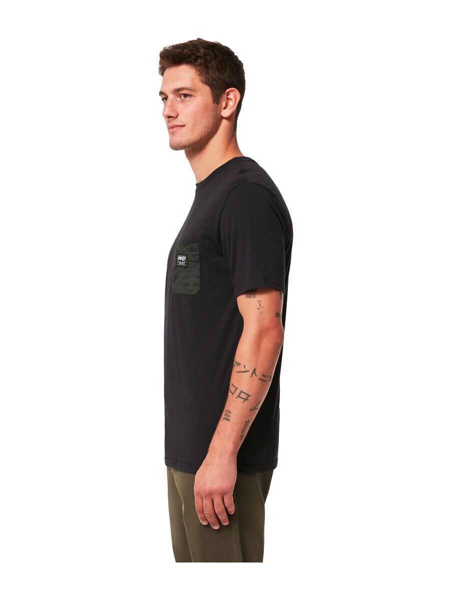 Oakley Classic B1B Pocket Tee, black/brush tiger green - Bild 2