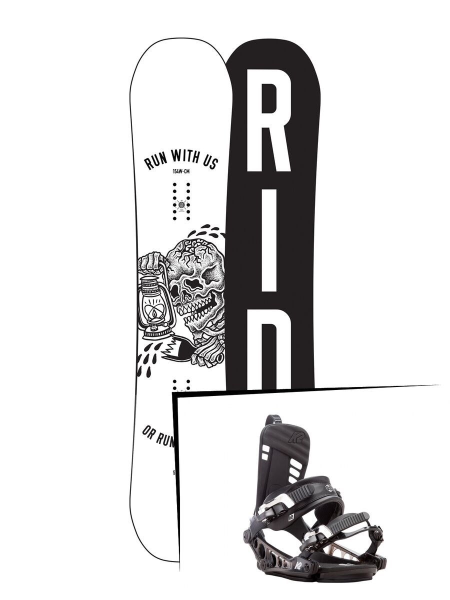 Set: Ride Burnout 2017 + K2 Cinch CTX (1728771S) - Bild 1