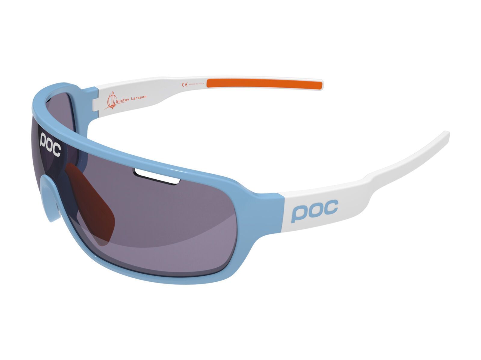 POC DO Blade Larsson Edition, seaborgium blue/hydrogen white/Lens: violet - Bild 1
