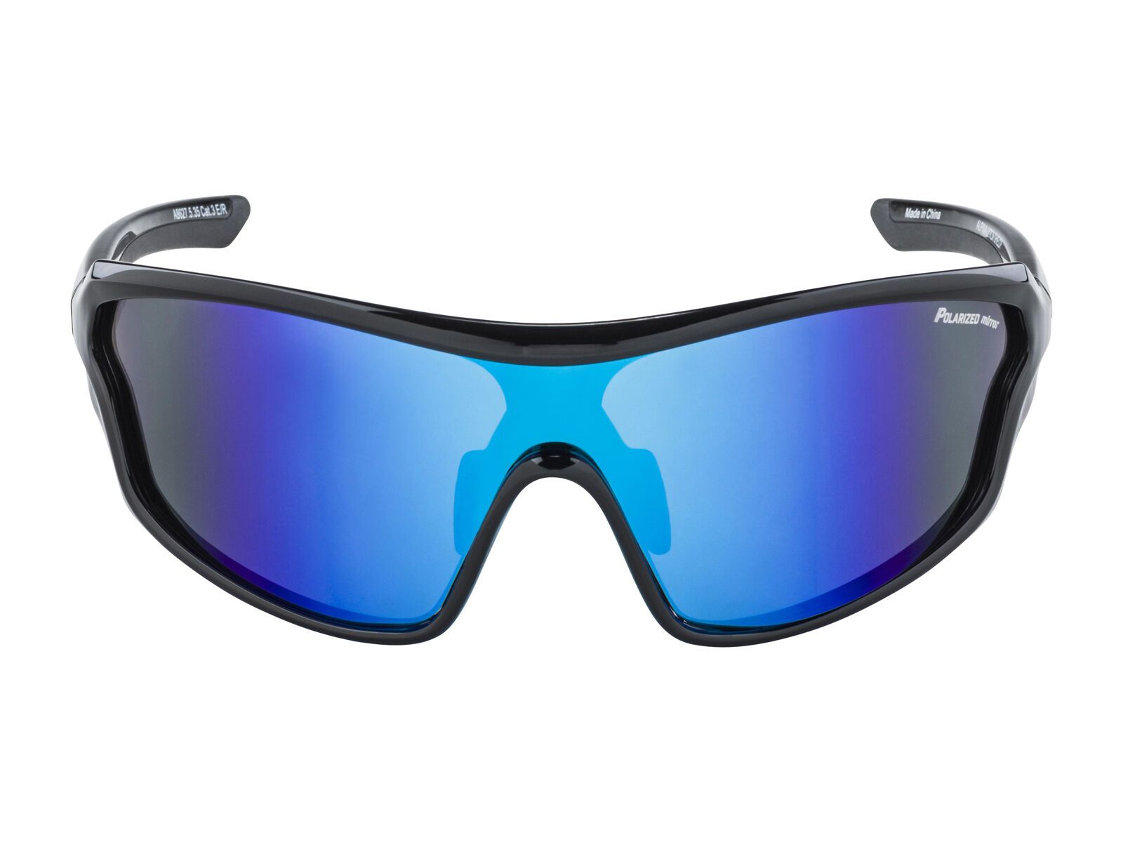 Alpina Lyron Shield P, black/Lens: polarized mirror blue - Bild 3