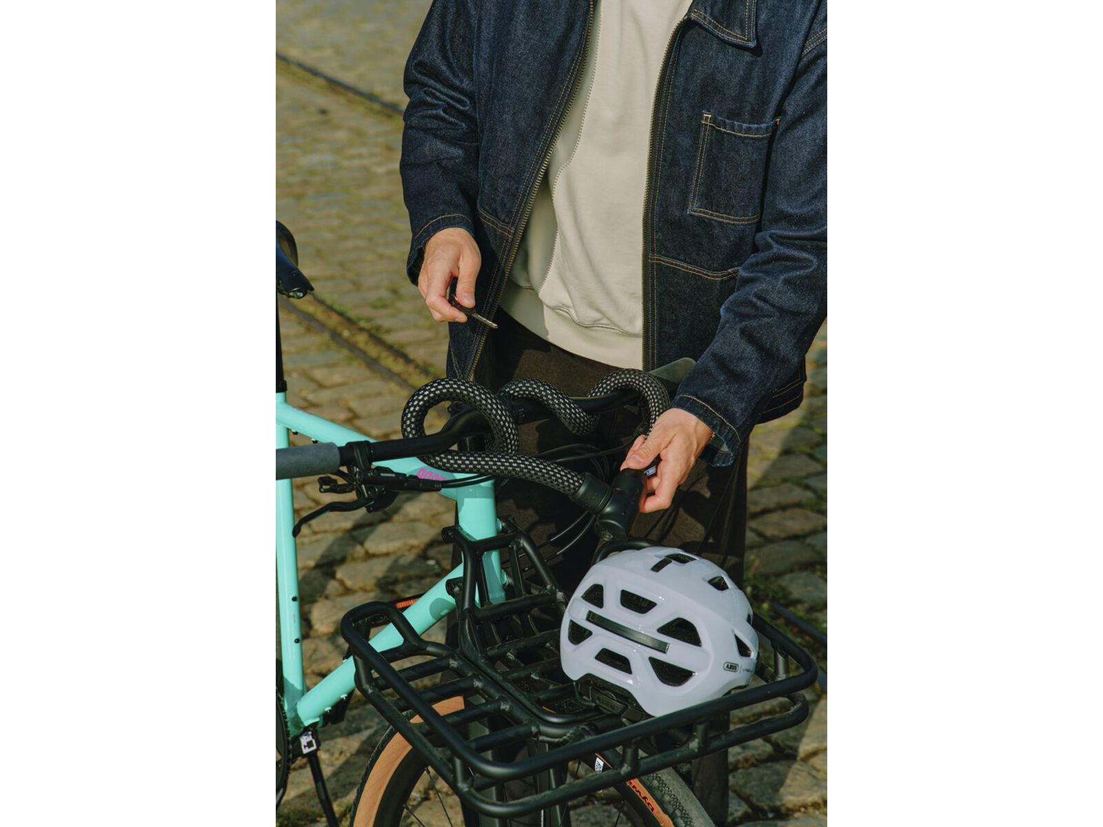 Abus Yarnit 4004K/85, black - Bild 2