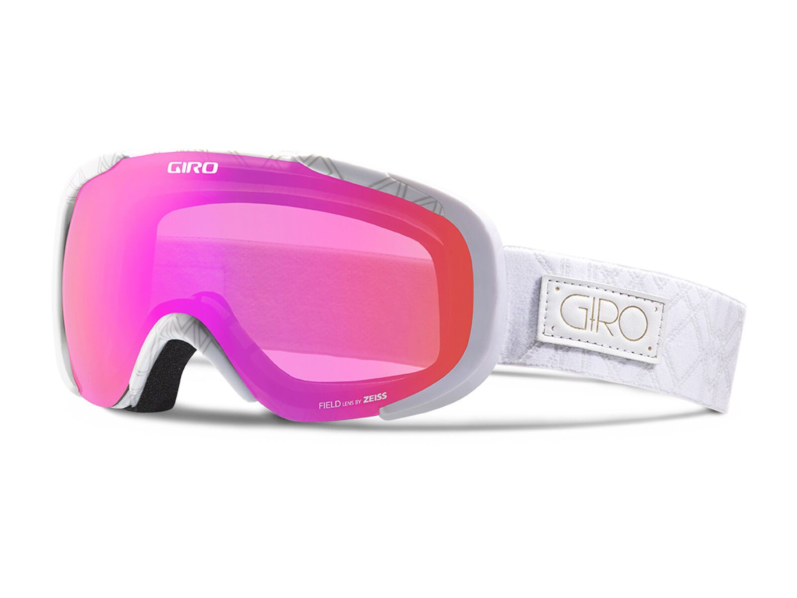 Giro Field, white deco, amber pink - Bild 1