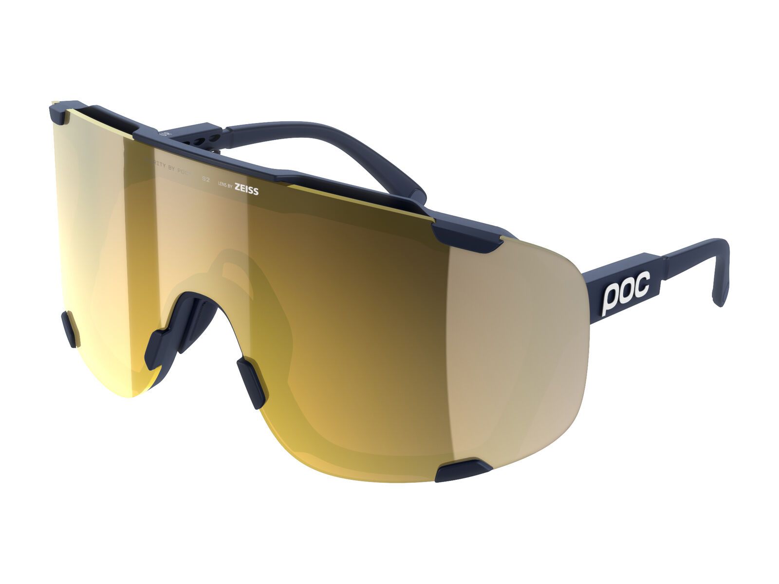 POC Devour, Clarity Road/Partly Sunny Gold / apatite navy - Bild 1