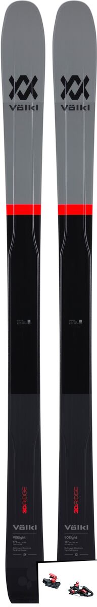 Set: Völkl 90Eight 2019 + ATK Raider 12 2.0 - Bild 1