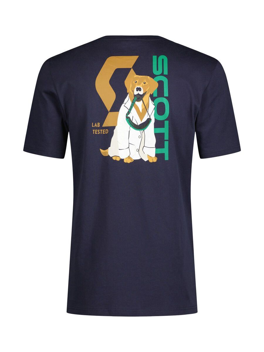 Scott Retro Short-Sleeve Men's Tee, dark blue/amazon green - Bild 2
