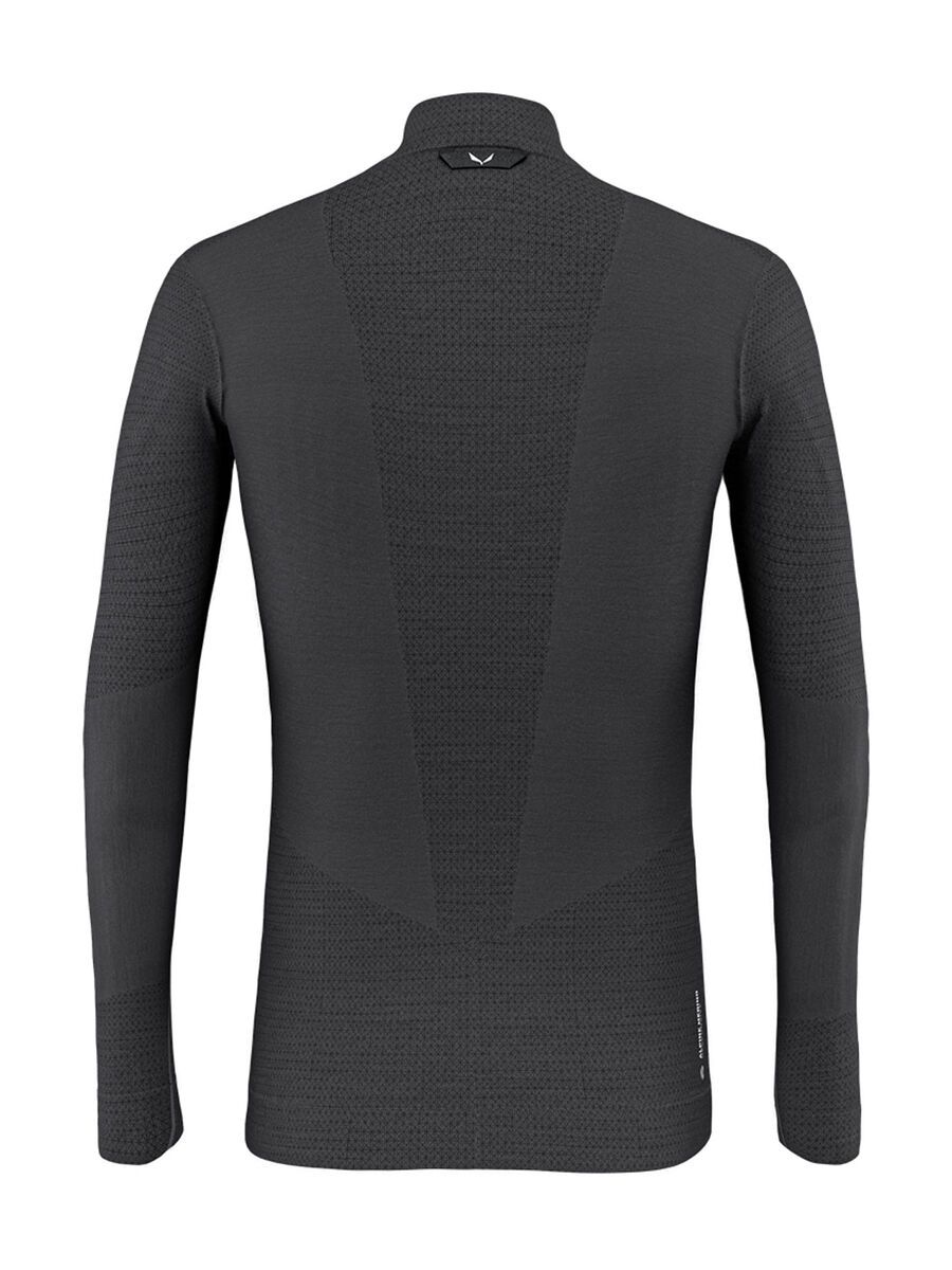 Salewa Zebru Responsive Half-Zip T-Shirt Herren, onyx - Bild 2