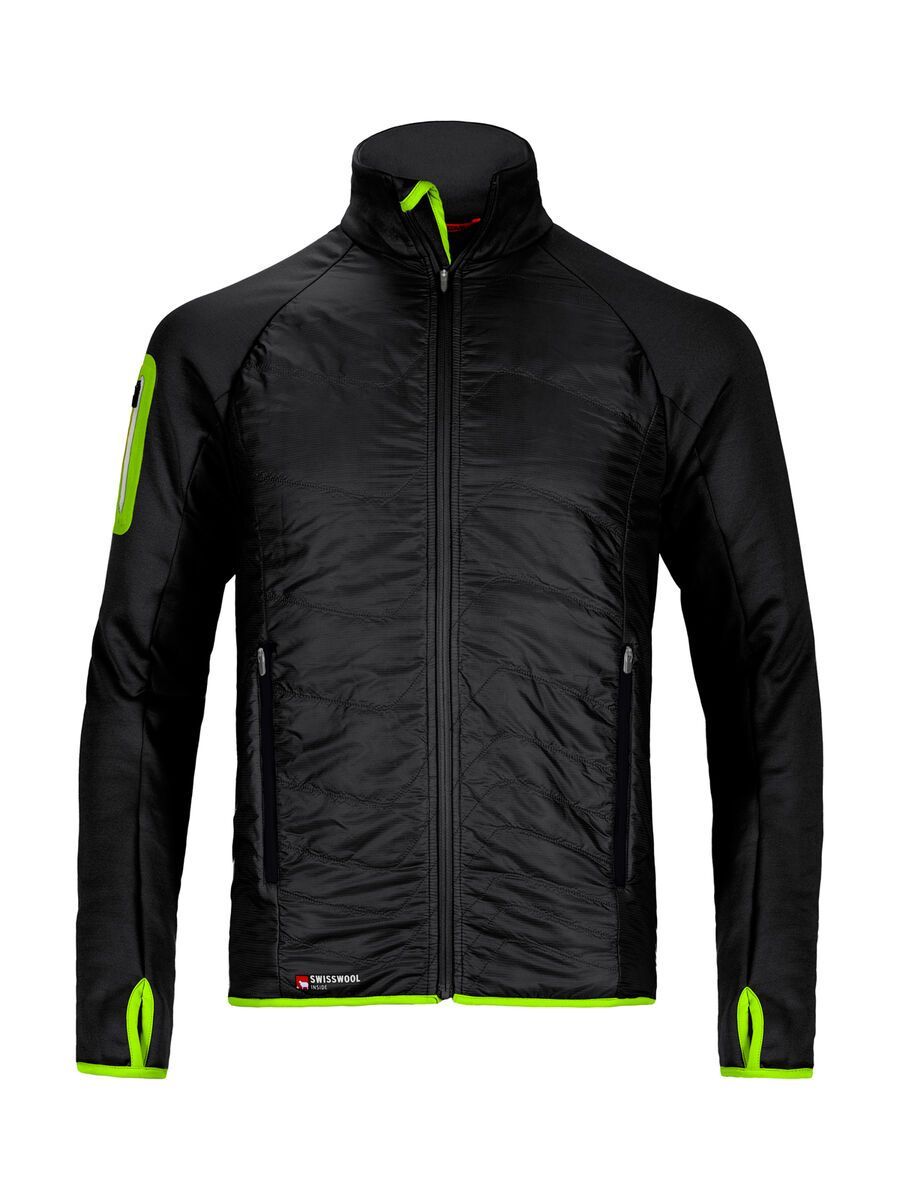 Ortovox Swisswool Hybrid Jacket, black raven - Bild 1