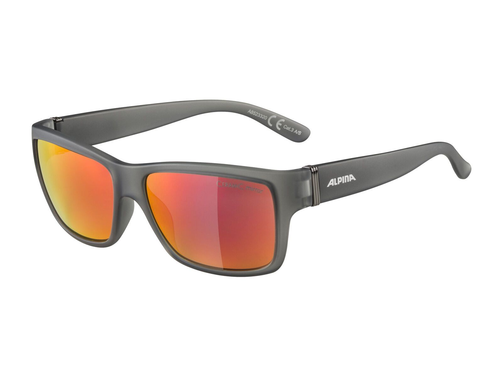 Alpina Kacey, cool grey matt/Lens: ceramic mirror red - Bild 1