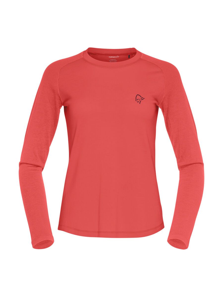 Norrona femund pureUll Long Sleeve W's, baked apple - Bild 1