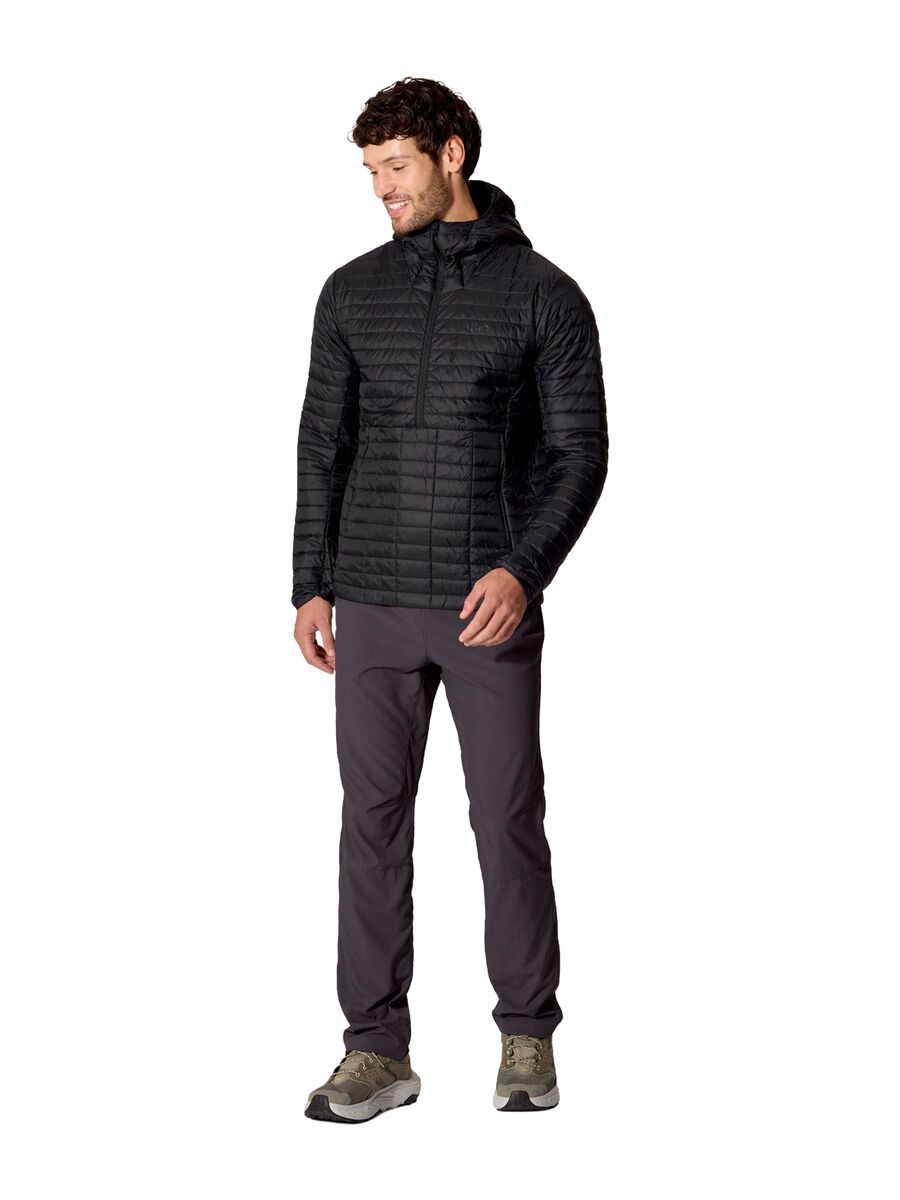Rab Microlighter Pullover Hoody, black - Bild 3