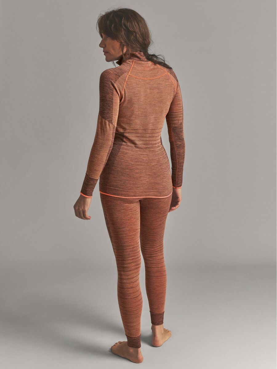 Ortovox 230 Merino Competition Zip Neck W, faded tangerine - Bild 4
