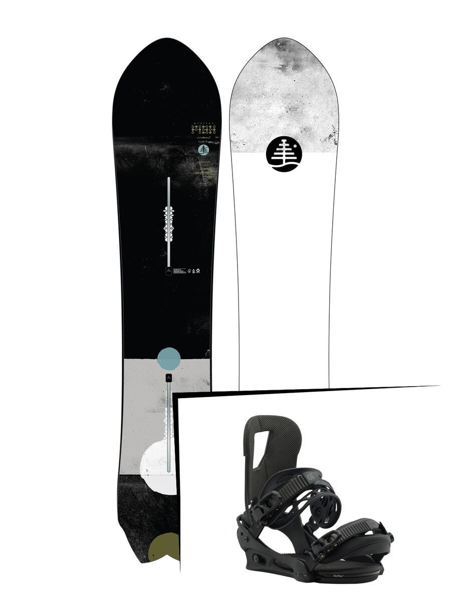 Set: Burton Family Tree Mystery Fish 2019 + Burton Cartel black matte - Bild 1