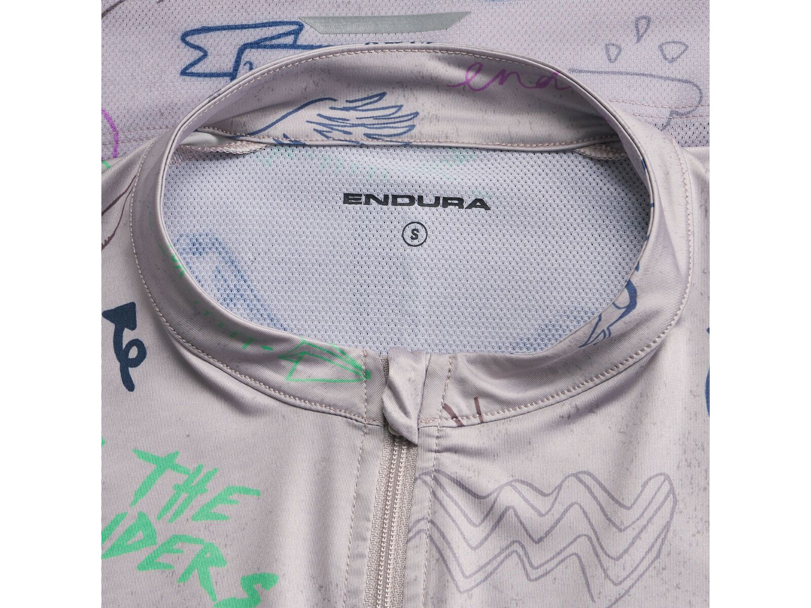 Endura Damen Pro SL Kurzärmeliges Bedrucktes Trikot, titanium - Bild 9