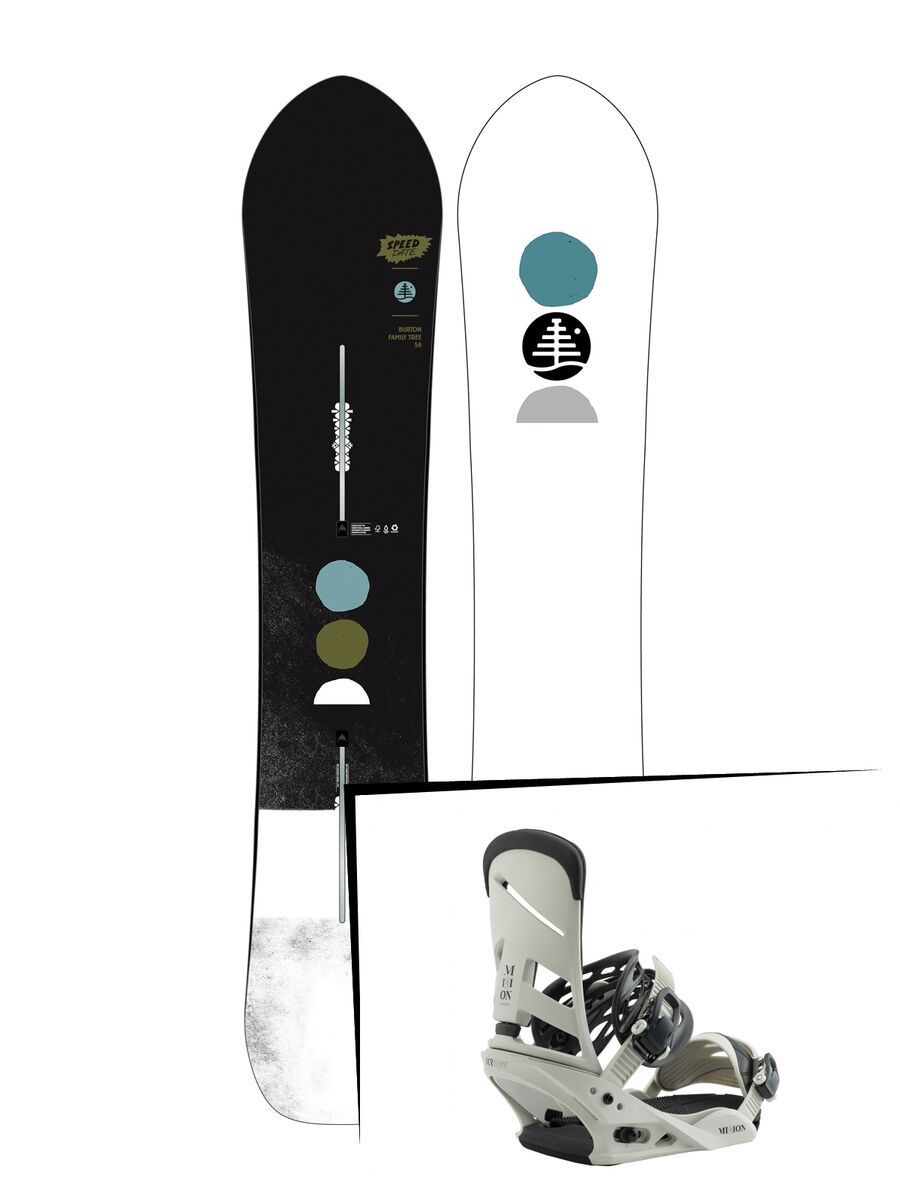 Set: Burton Family Tree Speed Date 2019 + Burton Mission bone - Bild 1
